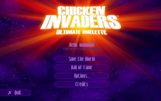 纪念童年！通关Chicken Invaders 4: Ultimate Omelette！