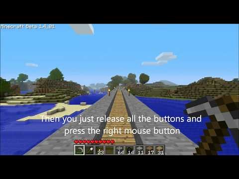 How to Auto-Walk in Minecraft! : D