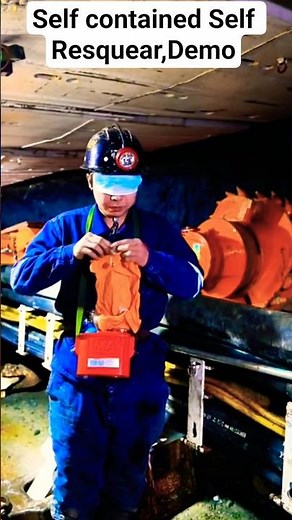 Coal Mine Life-Saver! How to Use a Self-Rescuer ,Underground Survival Gear! #MiningSafety #Safety