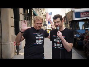 Billy on the Street with Will Ferrell: Loud White Men For Kamala Harris!