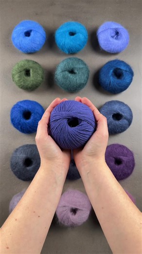 Exploring the Merino French Anemone Colorway in Soft Silk Mohair