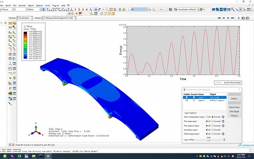 【Abaqus】第六十六讲：瞬态动力学分析