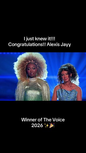Congratulations Alexia Jayy: The Voice 2026 Winner!