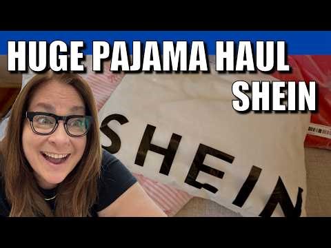 HUGE Pajama Haul from SHEIN 😴 #SHEINtrends #ad #pajamas