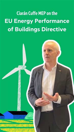 Ciarán Cuffe MEP, chief negotiator of the new Energy Performance of Buildings Directive spoke to us about how the new rules will change people’s lives. Find out more about the directive that included Sean Kelly MEP as shadow negotiator: https://europa.eu/!QY8wnF #EPBD | European Parliament Office in Ireland | Facebook