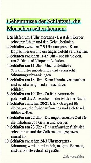 GEHEIMNISSE DER SCHLAFZEIT, DIE MENSCHEN SELTEN KENNEN ⏳💤