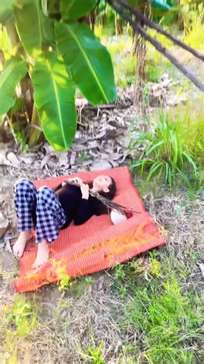 พ่อใครมานอนตรงต้นกล้วย 😱🤣 ดูให้จบ #funny #comedy #drama #humor #memes #youtube #shorts #minmayang