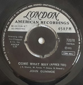 John Gummoe - Come What May (Apres Toi)