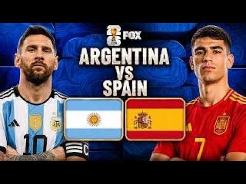 Argentina vs Spain 🏆🔥 | FIFA 2026 LIVE | Football Simulation