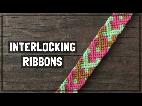 Interlocking Ribbons Friendship Bracelet Tutorial [CC]
