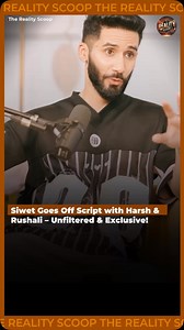 17K views · 78 reactions | Siwet is back on Off Script with Siwet, and this time, he’s joined by Harsh & Rushali for a raw, unfiltered conversation. #OffScriptWithSiwet #Podcast #Harsh #Rushali #UnfilteredTalk | Reality Scoop | Facebook