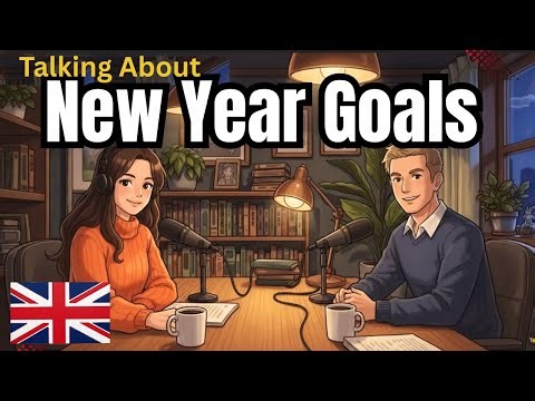 How to Talk About Your New Year Goals in English | English Conversation Practice