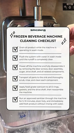 Cleaning Your Frozen Drink Machine