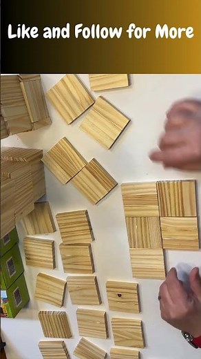 Dollarama Tumbling Blocks DIY #2