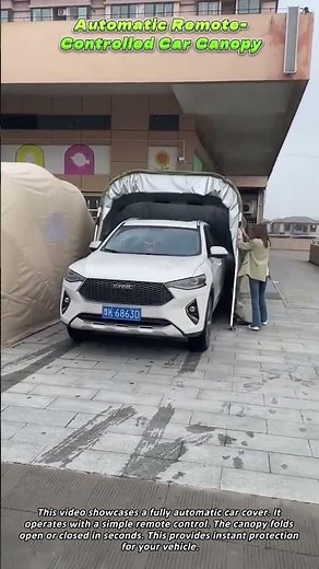 Automatic Remote Controlled Car Canopy