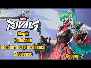 Magik | Punkchild Recolor: Rosy Resilience Skin Showcase | Marvel Rivals Gameplay | Season 2