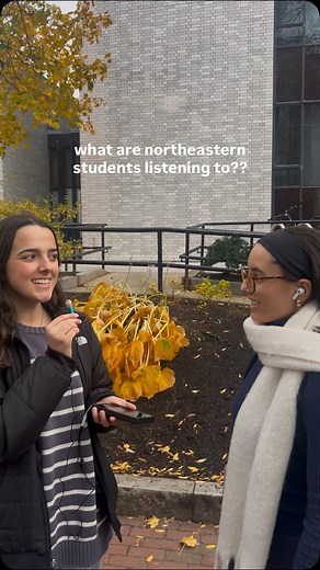 what are northeastern students listening to?! LMA tiny mic interviews are officially back to answer that question 🌟🎶 #music #northeastern #whatareyoulisteningto #tinymic #interview | livemusicneu