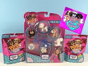 Puppy In My Pocket Clip N Go Blind Bag Series 1 Opening Unboxing | PSToyReviews