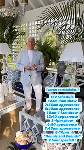 The most amazing day will begin at midnight tonight on QVC with The "Todays Special Value" something very special from my NYC runway collection. See you tonight. 💙 | Dennis Basso QVC