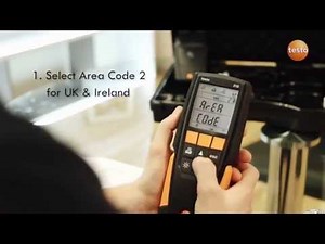 Testo 310. Настройка прибора