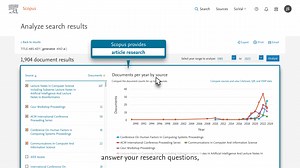 Scopus by Elsevier: Comprehensive Research Database for Academic and Scientific Literature