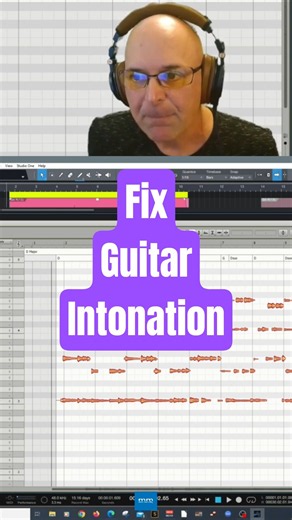 Fix Guitar Intonation with Melodyne