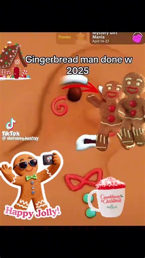 bro done lost it 😭✌️💔 #gingerbreadman #tiktoklive #funny #ni #insane | gingerbread man