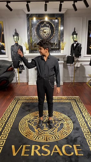 Luxury Fashion Showcase at Versace Store