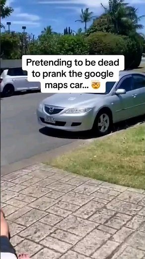 Pranking The Google maps car🤯 #googleearth