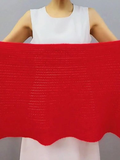 2096 - 3 ways to tie a red wool scarf #sewing #sewingproject #sewinglove #sewingforkids #sewingaddict #reelschallenge #reelsfypシ #reelsfb #reelsvideo #reels #reelsviral | Sewing Technique