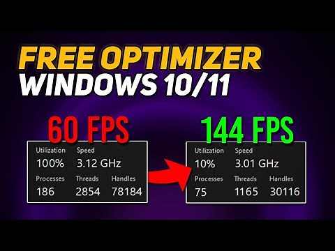 USE this FREE OPTIMIZER to Boost FPS - Windows 10/11 Optimization for GAMING & Performance! (2024)