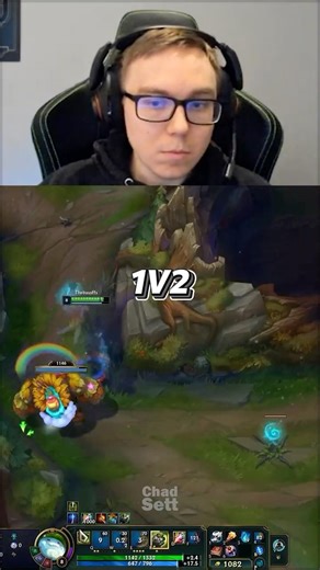 Baus's Ivern Jungle 1v2 😮 #leagueoflegends #leagueoflegendsclips