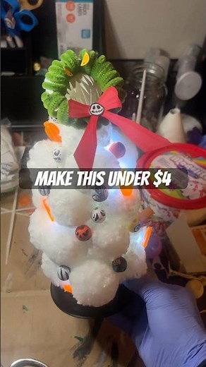 DIY Nightmare Before Christmas Pipe Cleaner Wreath 🎄 | Spooky Cute Halloween Ornament Craft