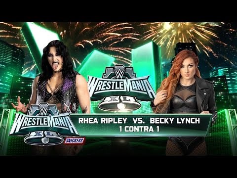 WWE 2K25 | Rhea Ripley Vs. Becky Linch | Dificultad leyenda | Xbox Series S
