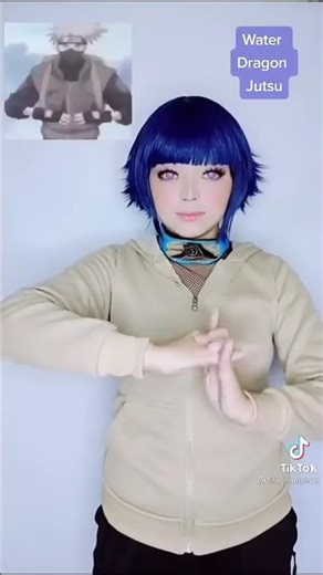 Naruto characters hand signs in real life☺️#naruto #handsign #shorts