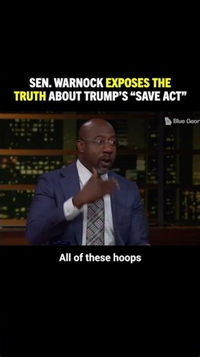 Sen. Warnock: Trump wants to make it harder for you to vote because he's failing