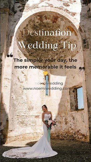 Destination Wedding Tip – Plan it Simple! ✨ #destinationweddingitaly #wedding #italywedding #bride