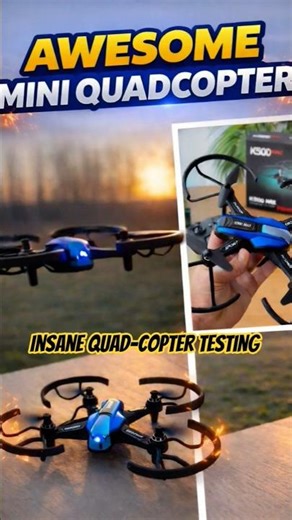 Awesome Mini Quadcopter 🚁🔥 | K500 MAX Flight Test & Review #rctoys #automobile