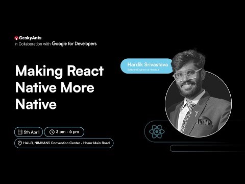 Going Native: Turbo Modules in React Native | Hardik Srivastava | React & React Native Meetup