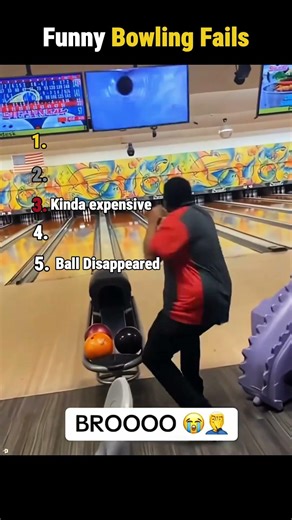 Ranking the Funniest Bowling Fails 🎳😂 (Wait for #1) #funny #hilariousfails #shorts