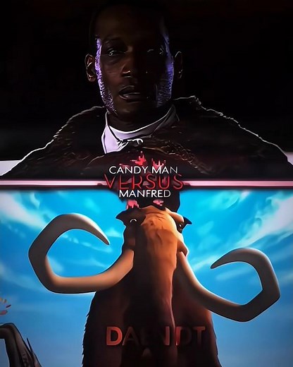 Candyman vs Manny (Ice Age) #alightmotion #fypviralシ #song #1v1 #edit #horror #vs #animation