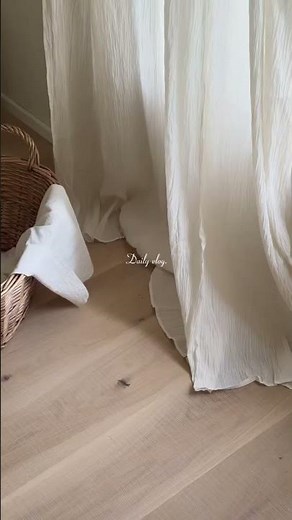 Cream Pleated Linen Curtains | Minimalist Aesthetic for a Cozy Home ! #homedecor #interiordesign
