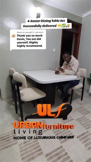 Quality Dining Table Set Delivered to Kamakis