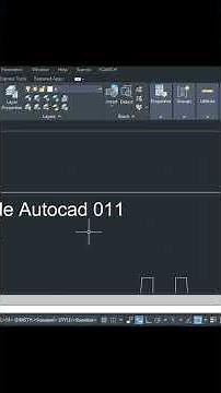 How to Create Exercise 011 in AutoCAD #shorts