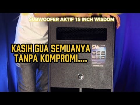 SUB AKTIF 15 INCH WISDOM SW-15 PRO
