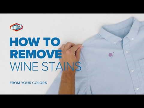 How to Get Wine Stains Out of Colors | Clorox 2®