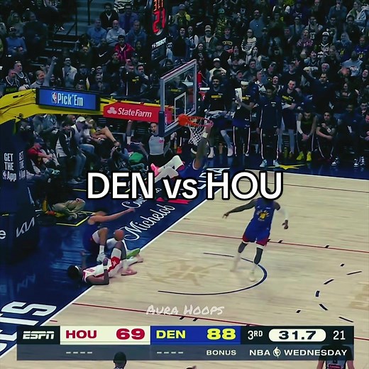 ナゲッツ対ロケッツのハイライト🔥 #nikolajokic #kevindurant #nuggets #rockets #nba