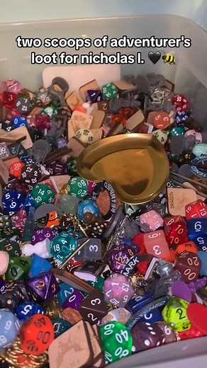 2K views · 35 reactions | two lucky little scoops #SmallBusiness #ConfettiScoop #MysteryScoop #SmallBusinessOwner #SpookyBeeDesigns #LatinaOwned #DiceConfetti #LuckyScoop #DiceASMR #DungeonsAndDragons #DnDScoops #DiceScoops #TabletopRPG #DnD #PackingOrder #PackingASMR #PackAnOrderWithMe | Bumble and Threads | Facebook
