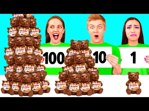 100 Couches de Nourriture Défi | Astuces de Cuisine Amusantes par DaGaDa Challenge