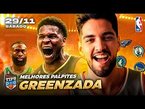 PALPITES DA NBA PARA HOJE 29 11 2025 (SÁBADO) + BILHETE PRONTO